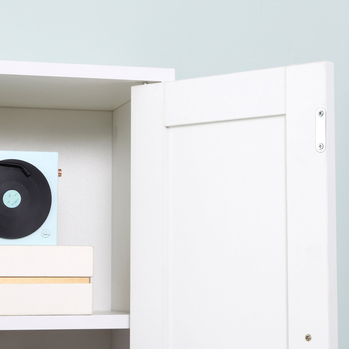 Hohes Badezimmerschrank mit Spiegel