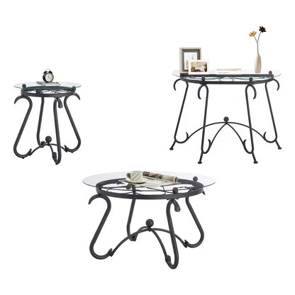 Konsole-Tisch aus gehärtetem Glas mit stabiler Konstruktion für das Wohnzimmer