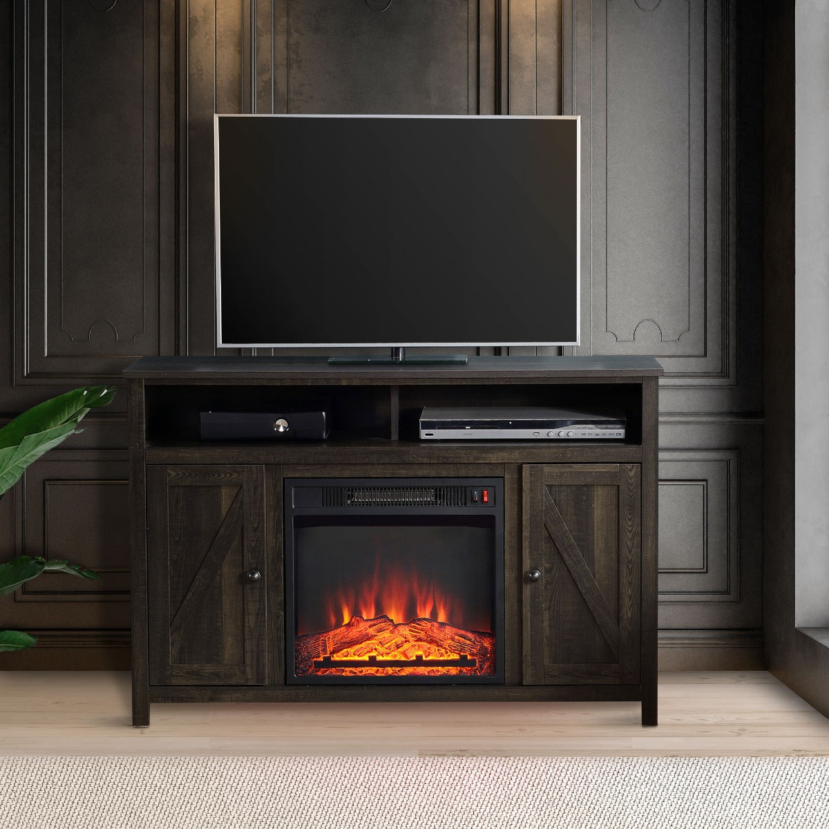 Elektro-Kamin-TV-Ständer für Fernseher bis zu 50" Flachbildschirm