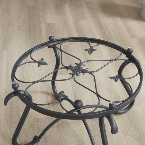 Geeignet für das Wohnzimmer: 2-teiliges Couchtisch-Set mit gehärteter Glasoberfläche