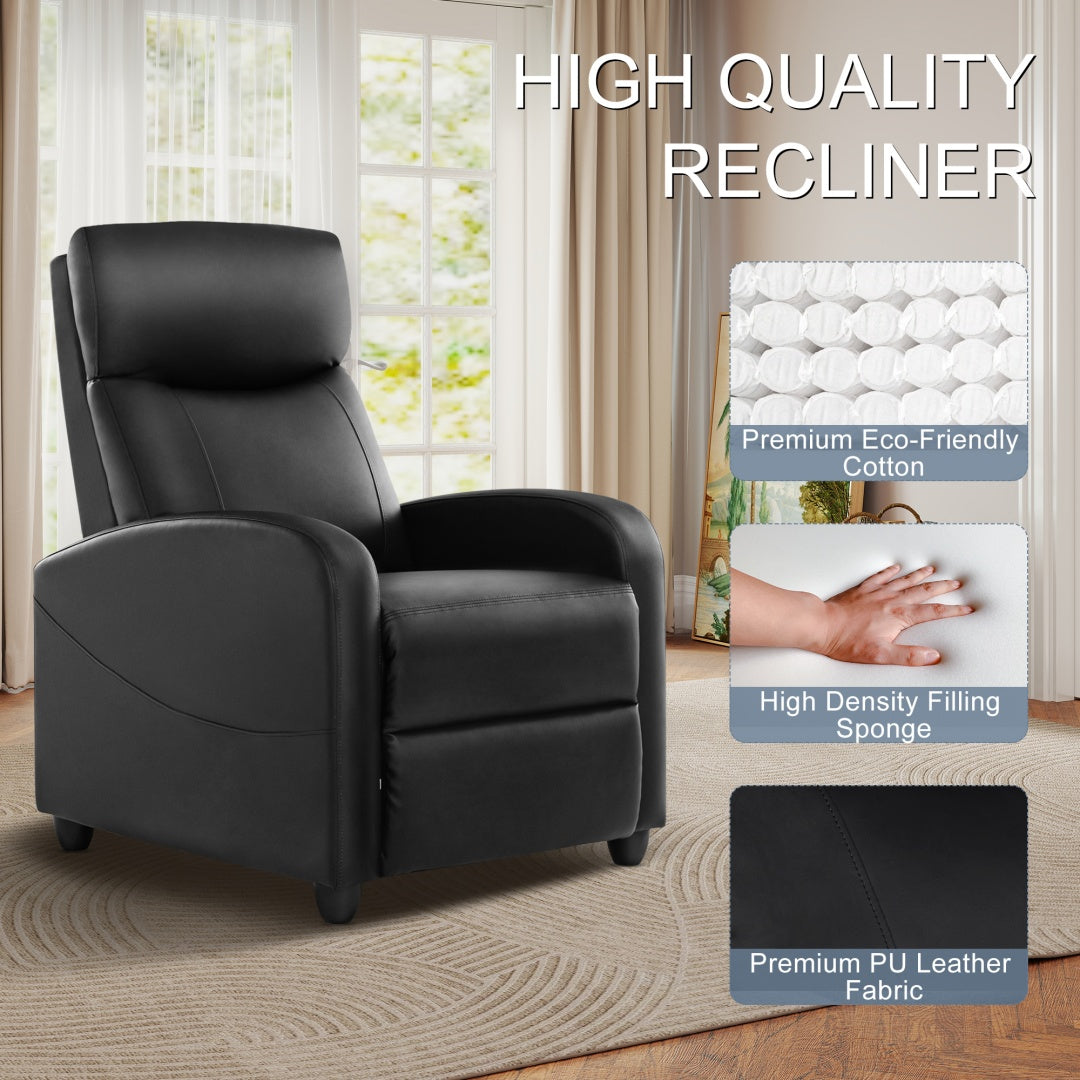 PU Leather Recliner Chair