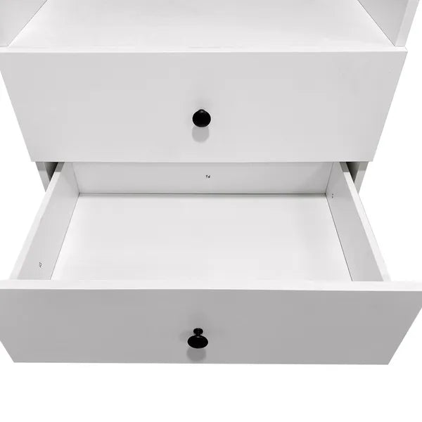 White Modular Closet System