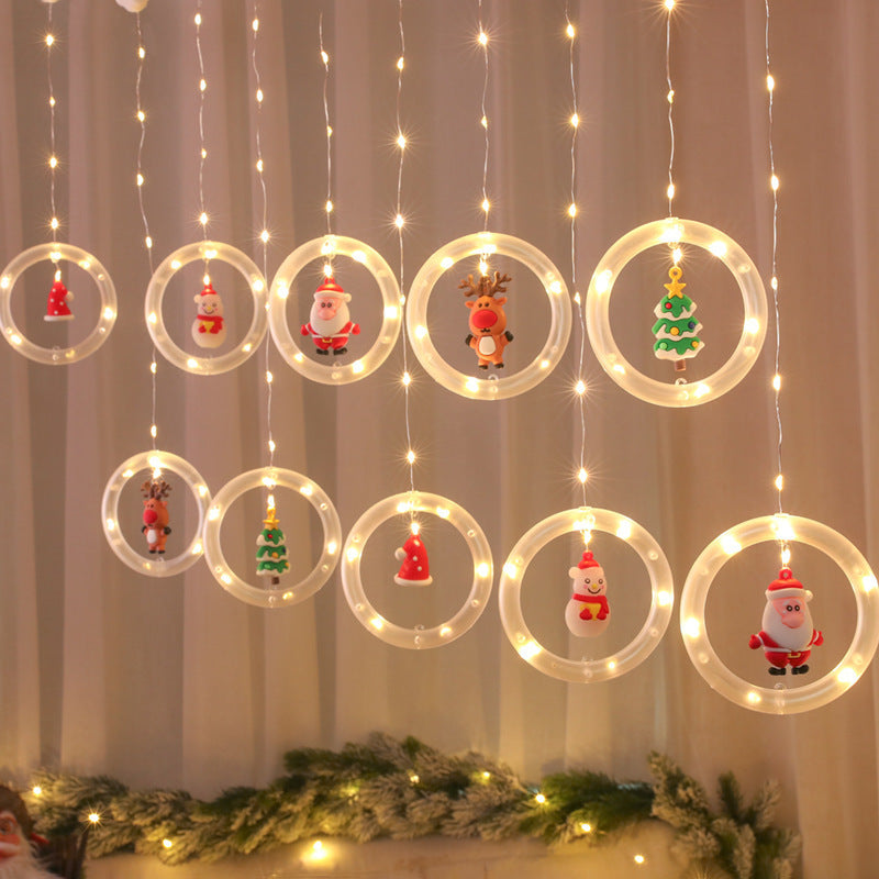 Fensterdekoration LED-Lichterkette