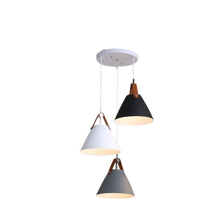 Nordische Esszimmer-Leuchter Kreative Kunst Einfache Persönlichkeit Makronen-Schlafzimmer-Barlampe