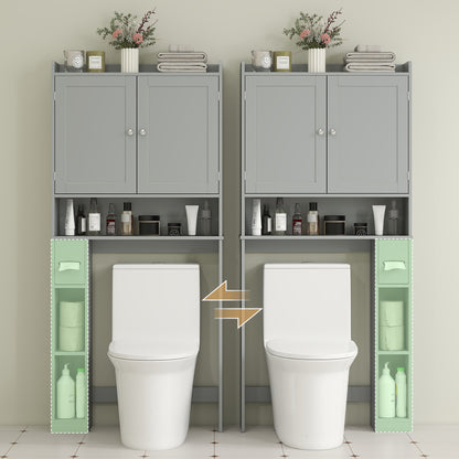 Moderne Aufbewahrungsschrank über der Toilette mit 2 Türen