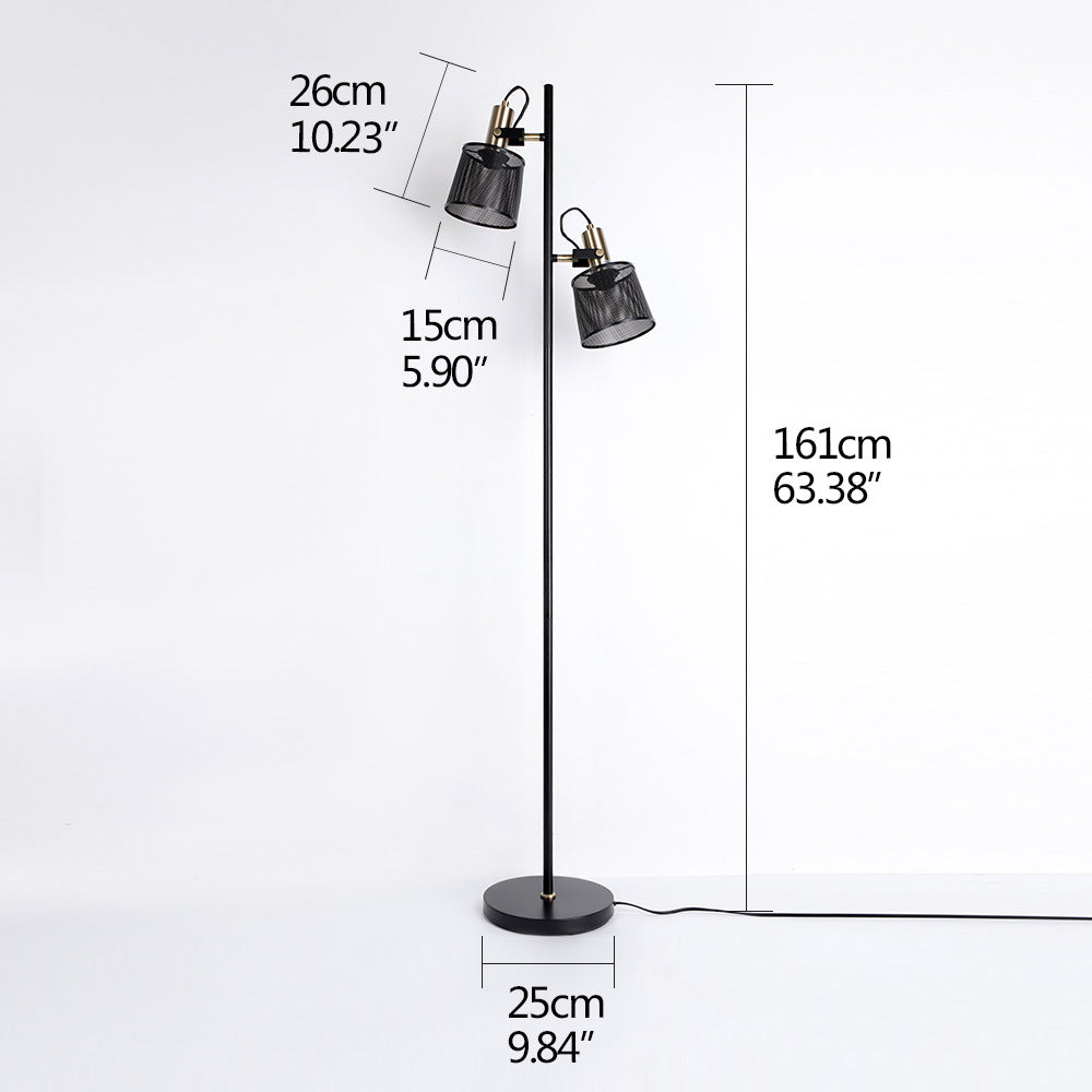 Industrieller Stil Schwarze Boden-Atmosphärenlampe Haushalt