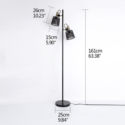 Industrieller Stil Schwarze Boden-Atmosphärenlampe Haushalt
