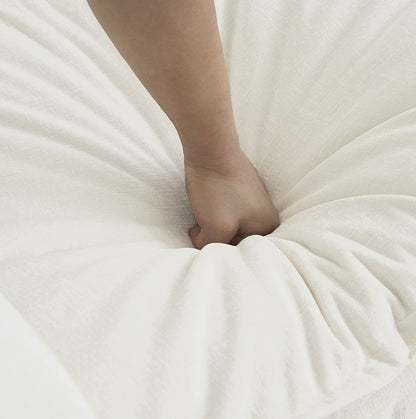 Moderne Stoff-Doppelsofa mit 4 Kissen