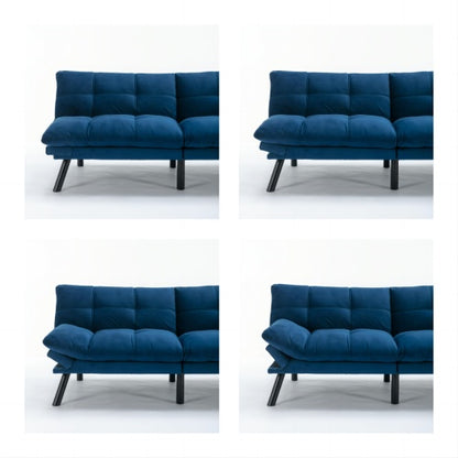 Marineblaues Klappbares Modernes Sofa-Bett