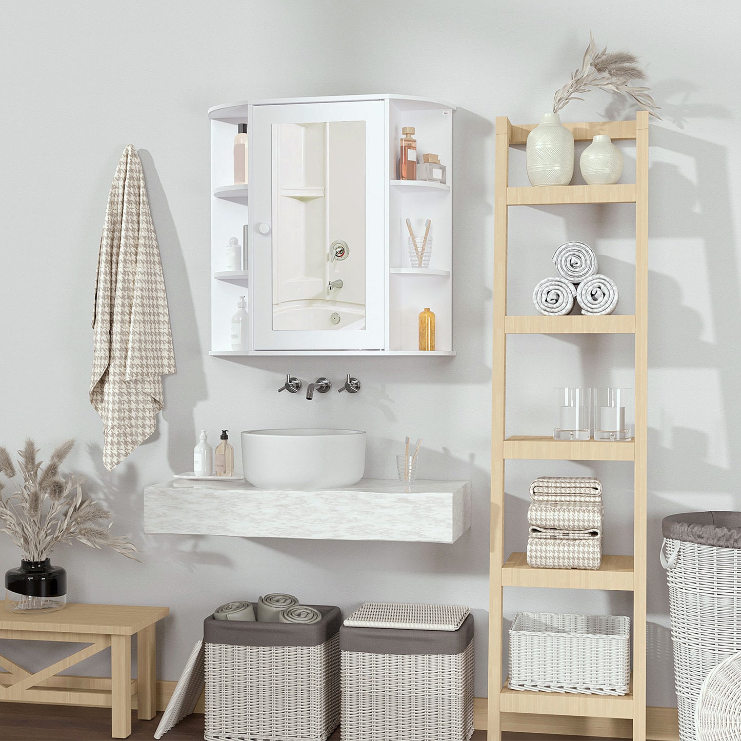 Badezimmerschrank mit Spiegel