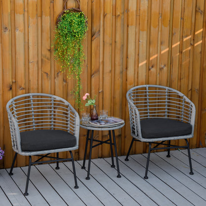 3-teiliges Terrassen-Set