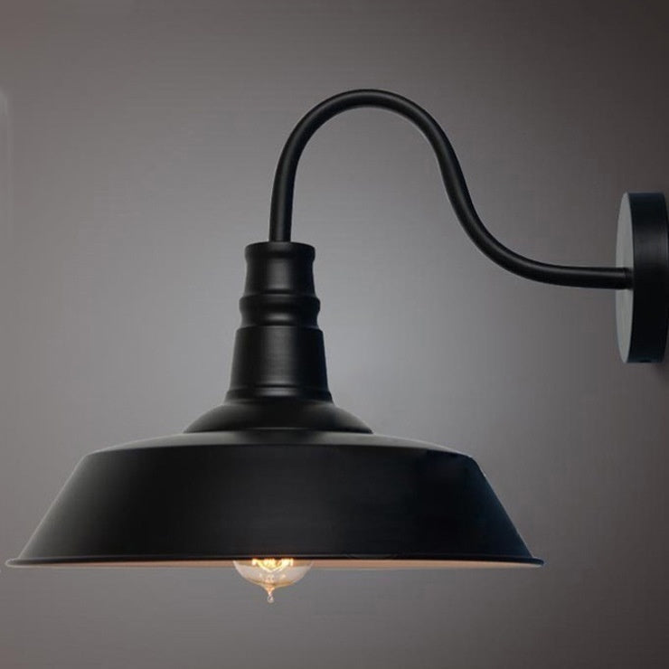 Gängewandlampe retro schmiedeeisern Kaffeegeschäft Wandlampe