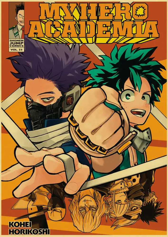My hero academia vol. anime poster from decorbites™ anime poster collection for stylish home decor