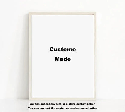 Minimalist off-white framed decorbites™ anime one piece poster set wall art with custom made black text on white canvas