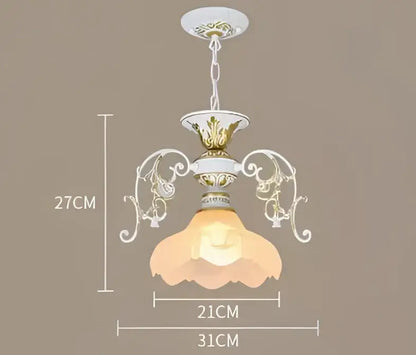 White and gold ornate industrial loft chandelier with warm amber glass shade for dining room decorbites industrial loft