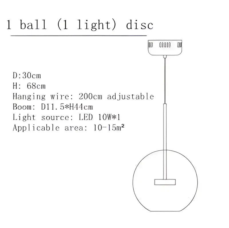 Sleek modern led pendant light with round minimalist disc shade and adjustable wire for art deco glass bubble chandelier decorbites art deco