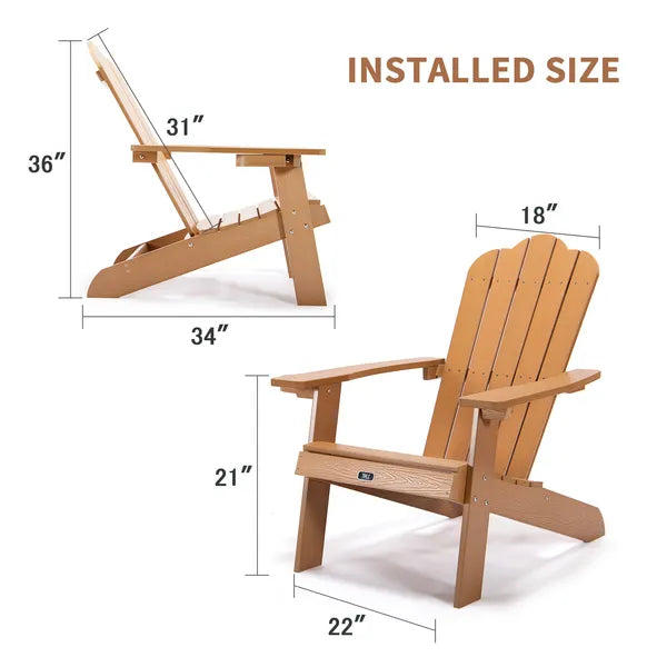 Adirondack Plastic Outdoor Chair