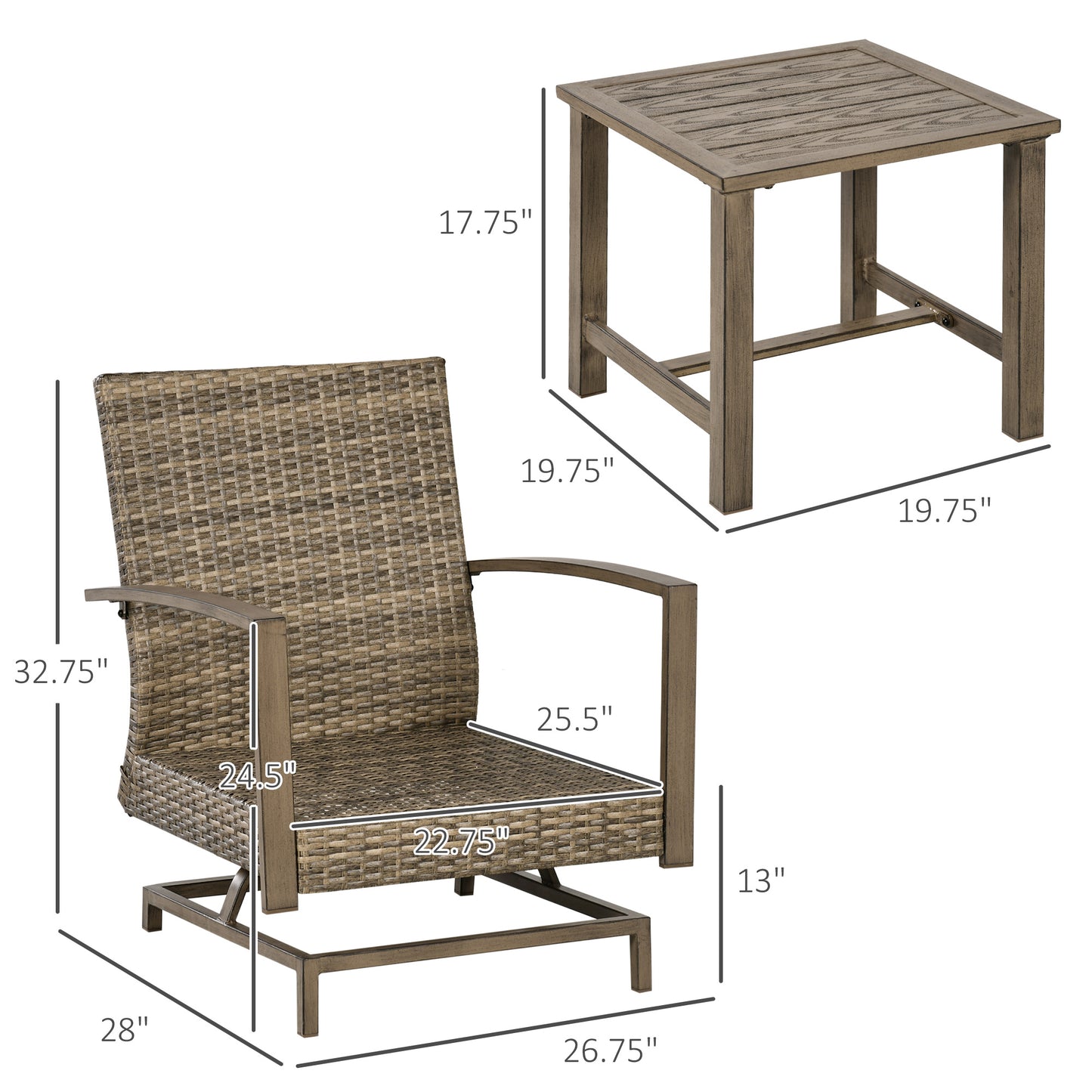 Terrassen-Bistro-Set