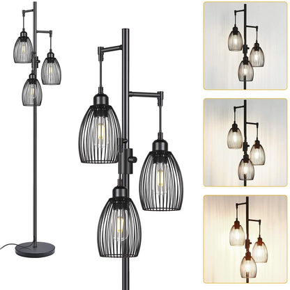 Amerikanische Vintage-Industriestil-Eisenstehlampe