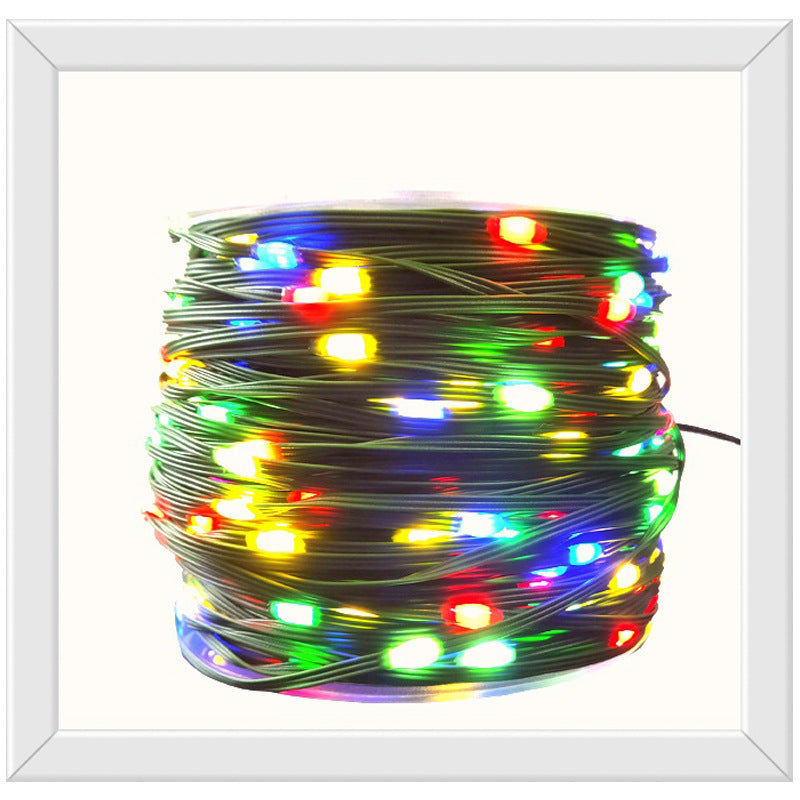 Weihnachts-LED-Leder-Draht-Lichtschlaufe Niedrigspannung 24V Lichtschlaufe Solar-Lichtschlaufe Heimdekoration