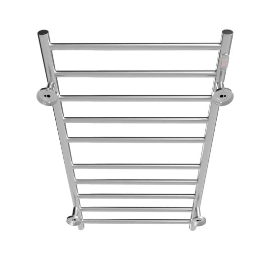 Silver Heated Towel Rack