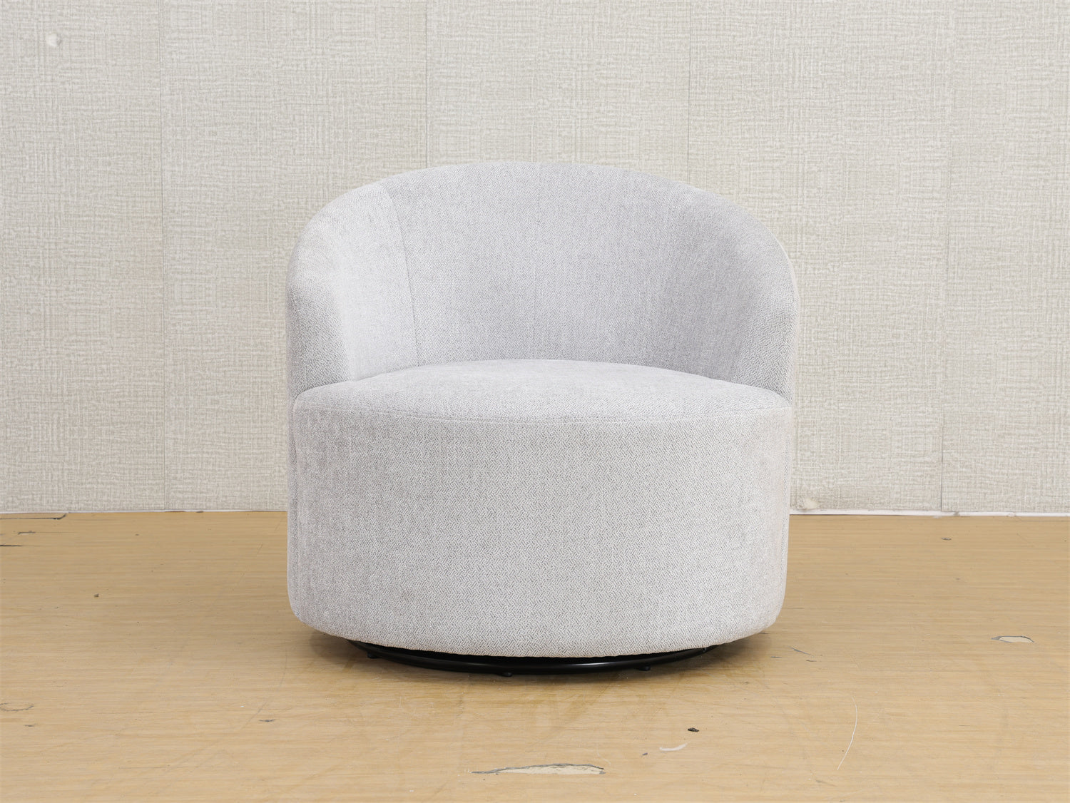 Sofa-Hocker-Set mit Stauraumfunktion, Grau-Weiß atmungsaktives Sackleinen