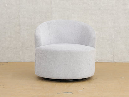 Sofa Stool Set With Storage Function, Grey-White Breathable Sackcloth