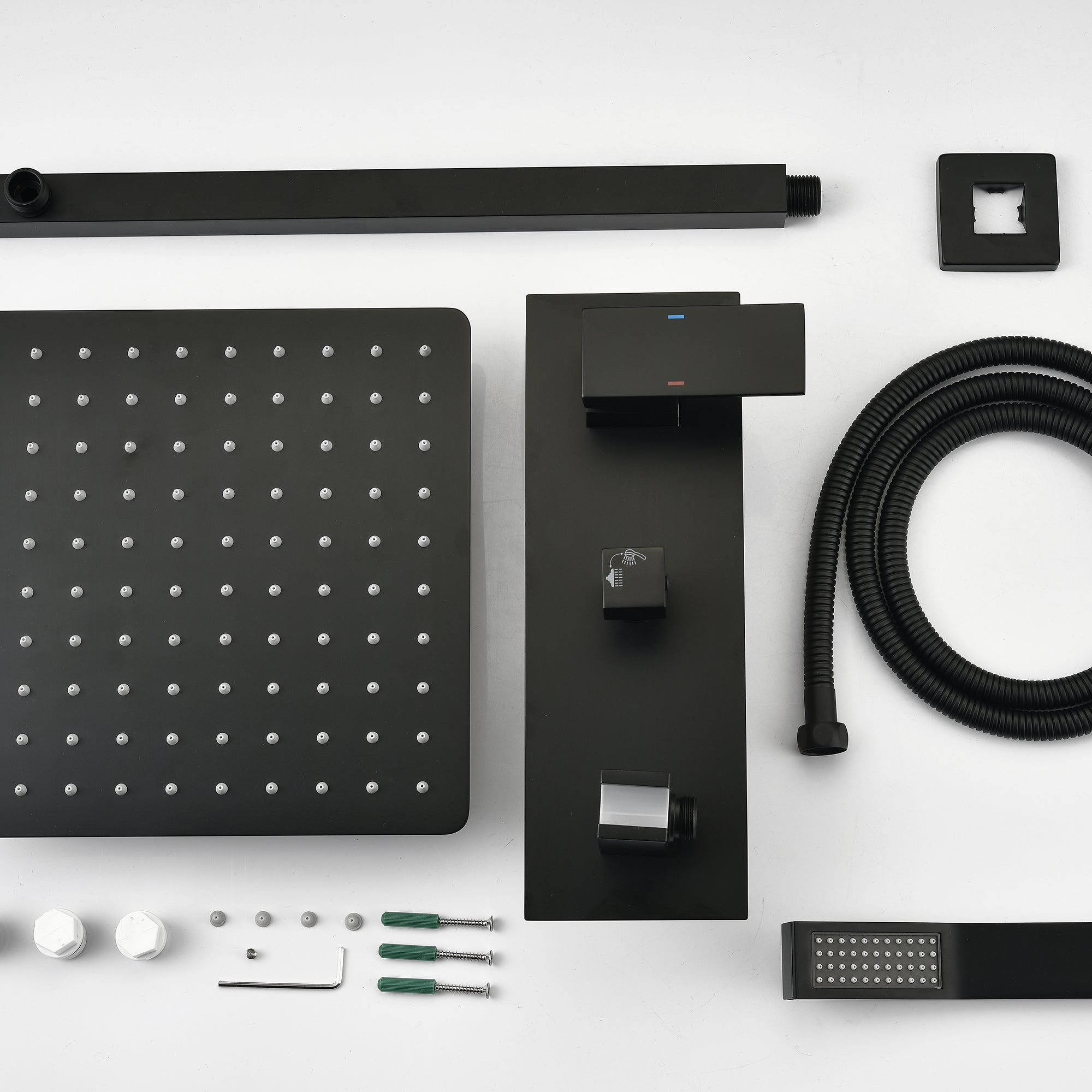Matte Black Shower System