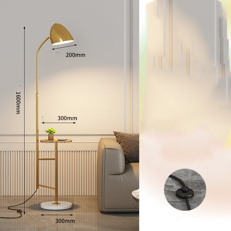Nordische Stehlampe mit InsUSB kabelloser Ladeleuchte Luxus