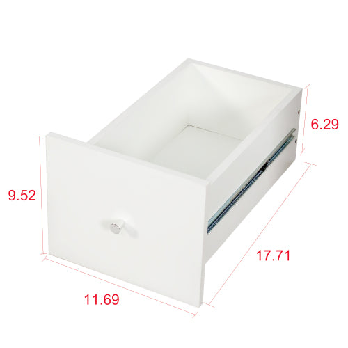 70,87 H Display-Schrankschrank, 4-stufiges Regal, 3 seitliche Schubladen, moderner hölzerner hoher Bücherregal-Bücherschrank für Wohnzimmer und Home-Office
