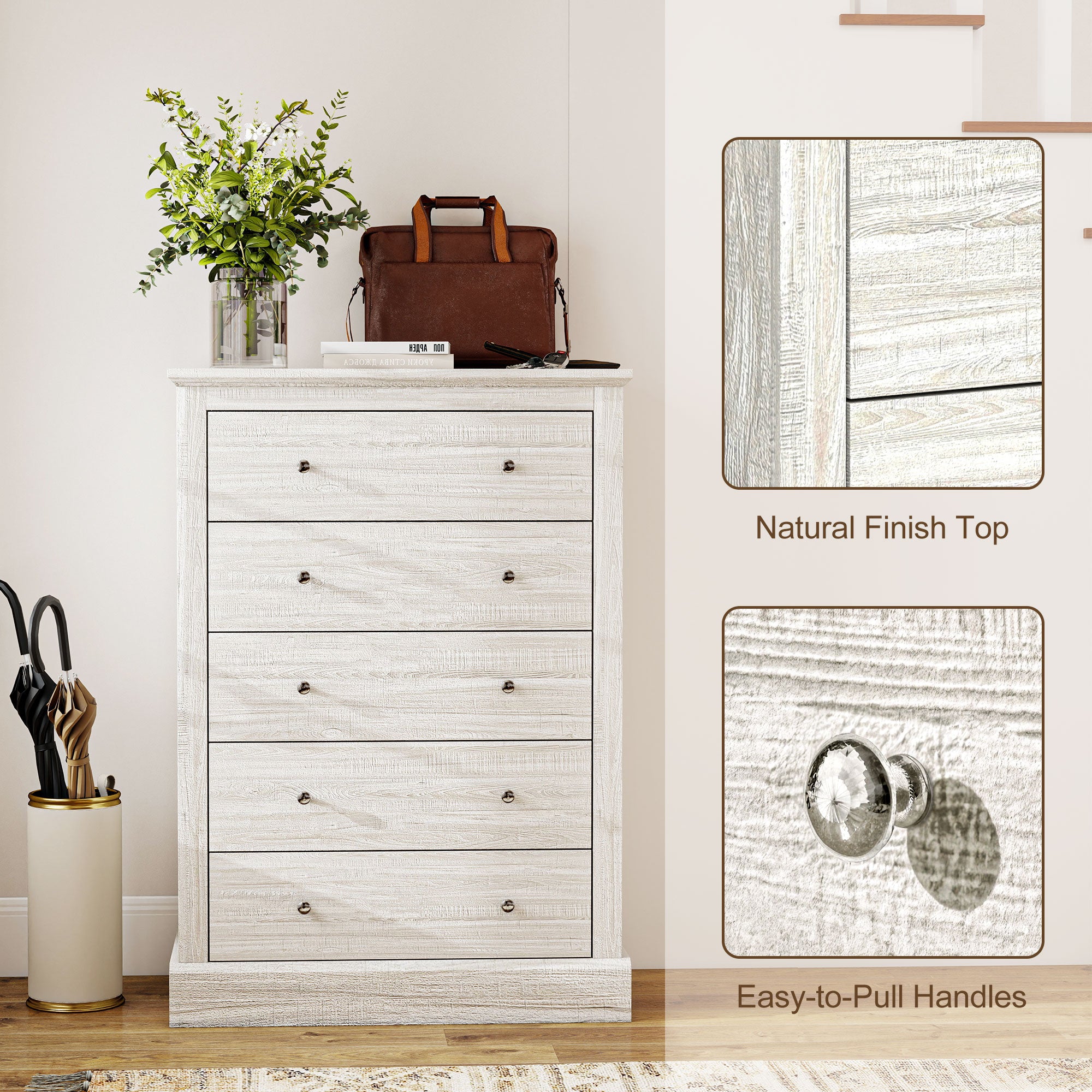 Dirty Oak Wood Dresser