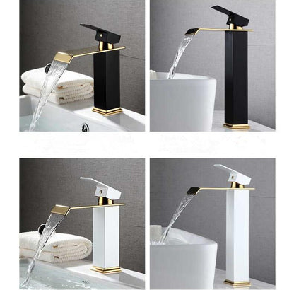 Schwarzer Gold Beckenarmatur Platinarmatur