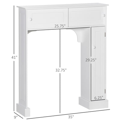 Badezimmerschrank über der Toilette