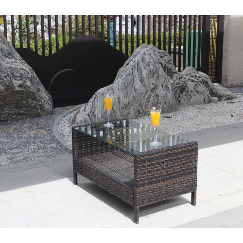 Brown Iron Coffee Table