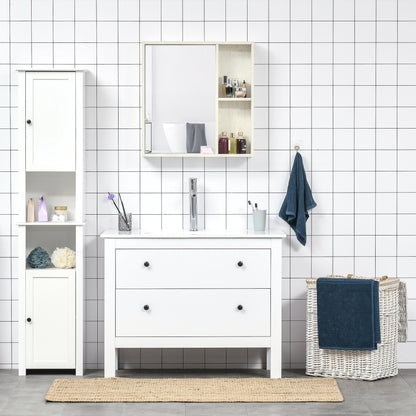 24,75" x 25,5" Badezimmer-Medikamentenschrank mit Spiegel