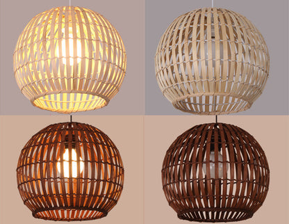 Bambus-Kunstlampe Kreative Kunst-Rattan-Kronleuchter