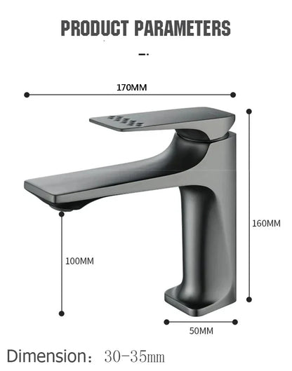 Modern matte black bathroom faucet brass core single handle with sleek minimalist design and integrated spray function