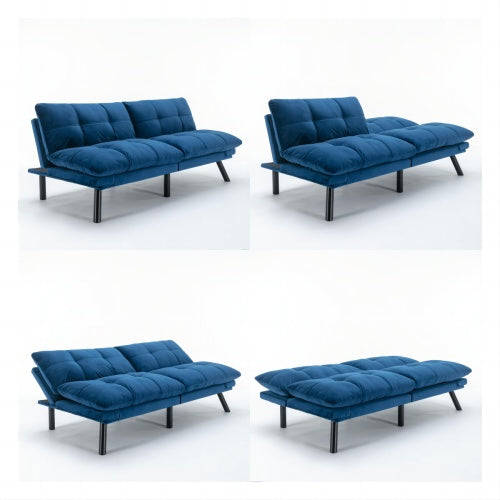 Marineblaues Klappbares Modernes Sofa-Bett