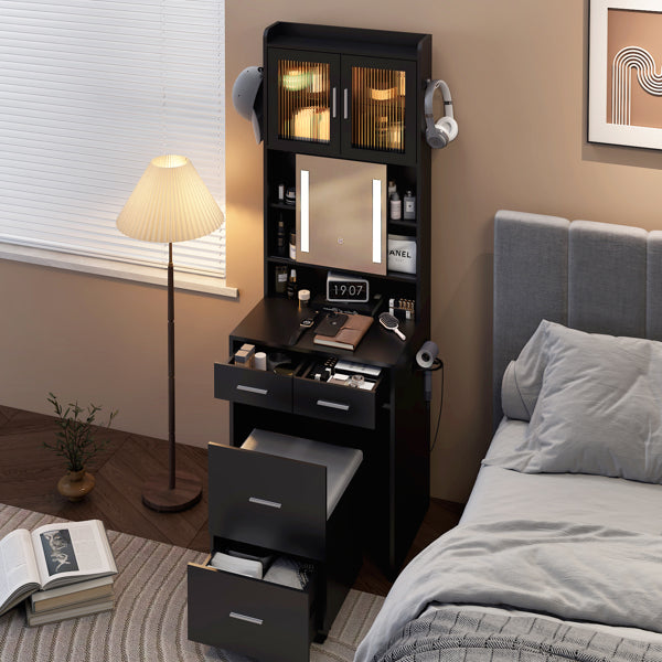 Compact Nordic Vanity Desk