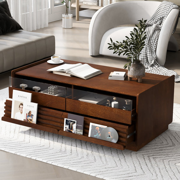 Walnut Rectangle Coffee Table