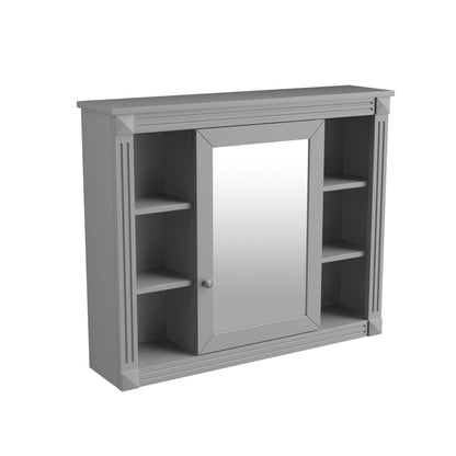 Wandmontierter Badezimmerschrank Badezimmer-Wandregal mit Spiegel