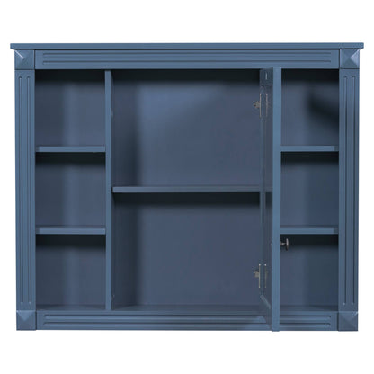 Wandmontierter Badezimmerschrank Moderner Wand Schrankschrank mit Spiegel Spiegelschrank