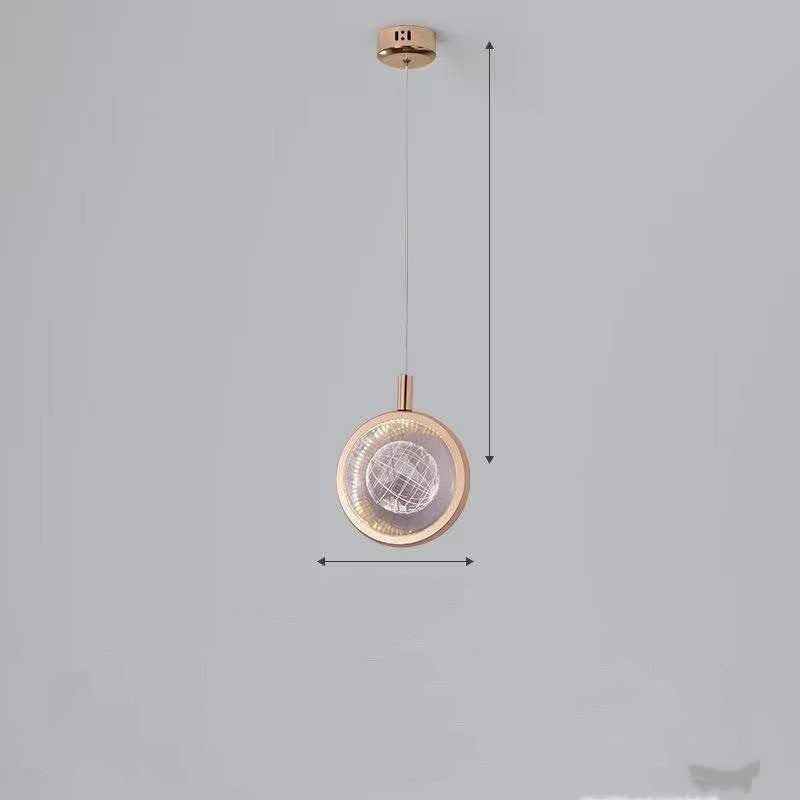 Schlafzimmer Kopfteil Kristall Leuchter Restaurant Café Kunst Nordischer Stil Einzelkopf