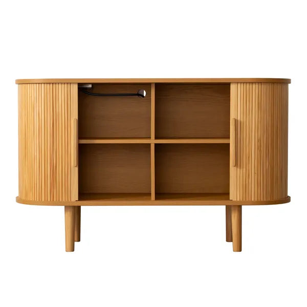 Modern Fluted Sideboard Cabinet