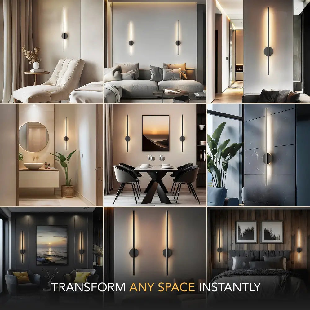 Decorbites black battery operated wall sconces set of 2 featuring modern design and easy battery operation