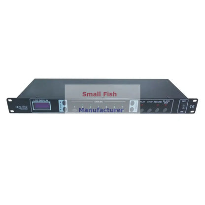 Black dmx512 controller 1u easy console with digital display and buttons for lighting shows and stage control