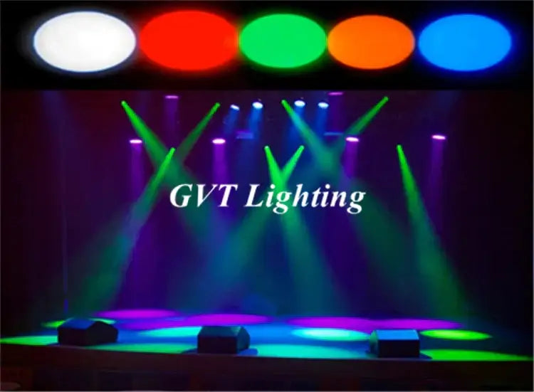 Black led beam pinspot stage light emitting white red green orange and blue beams for bar and party rooms decorbites led beam