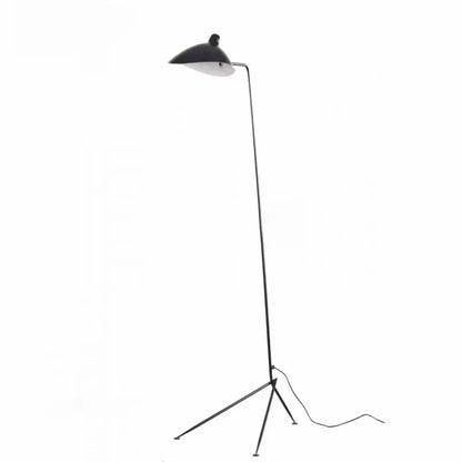 Black metal 3-arm floor lamp with adjustable arm and tripod base for living room decorbites adjustable arm design