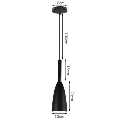 Black Wood Industrial Pendant Light - Decorbites