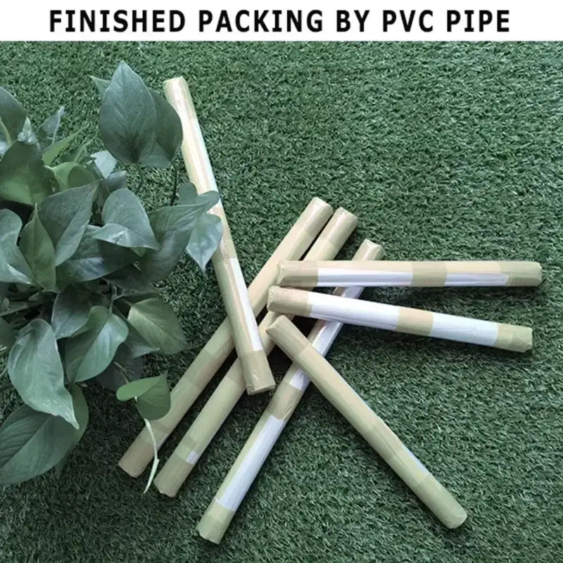 Beige and white pvc pipe rolls finished for packaging use complement bleach anime poster fancy for living room wall sticker decor
